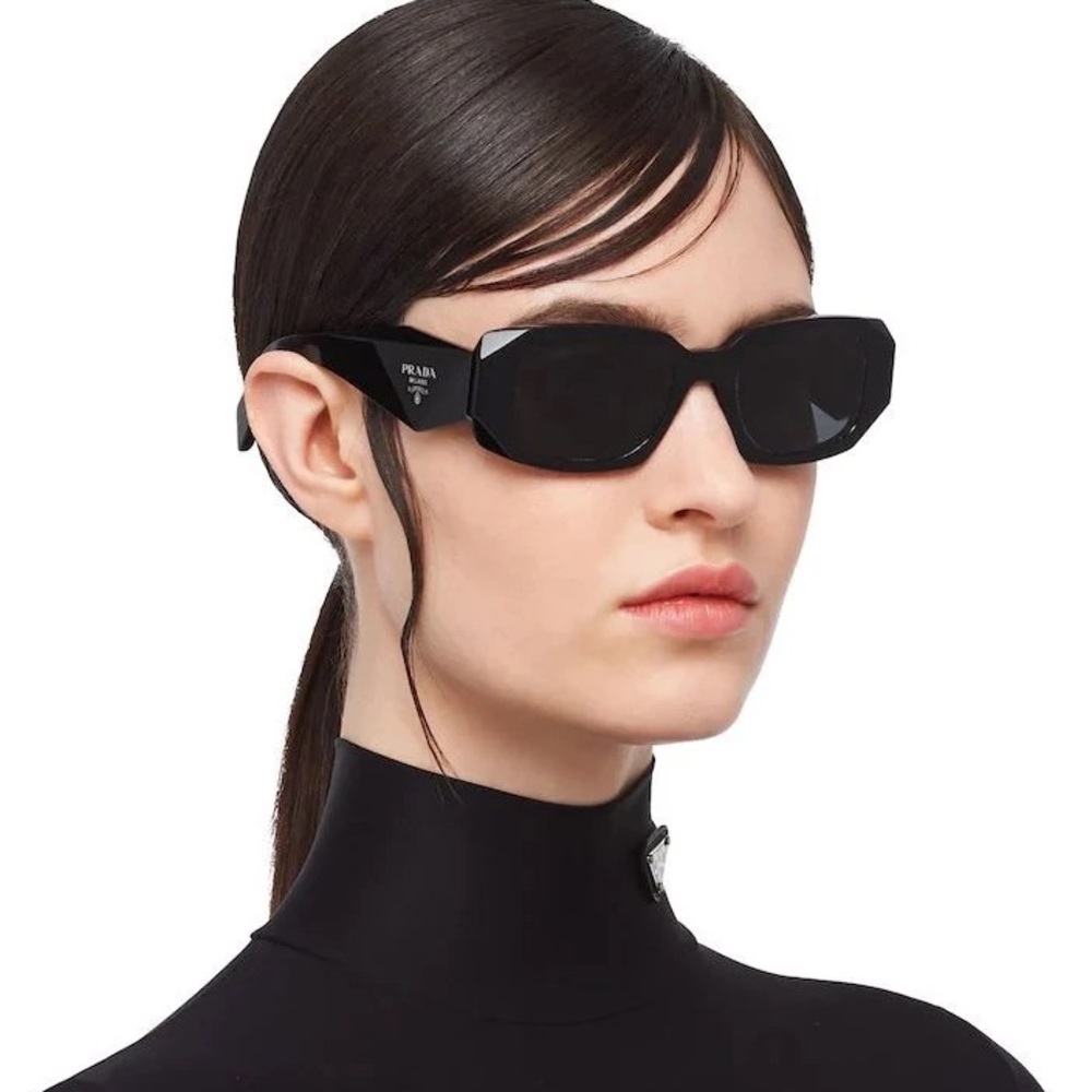 NEW PRADA PR 17WS 1AB-5S0 SUNGLASSES PRADA PR17WS BLACK PRADA PR17WS 1AB5S0 - Picture 4 of 15